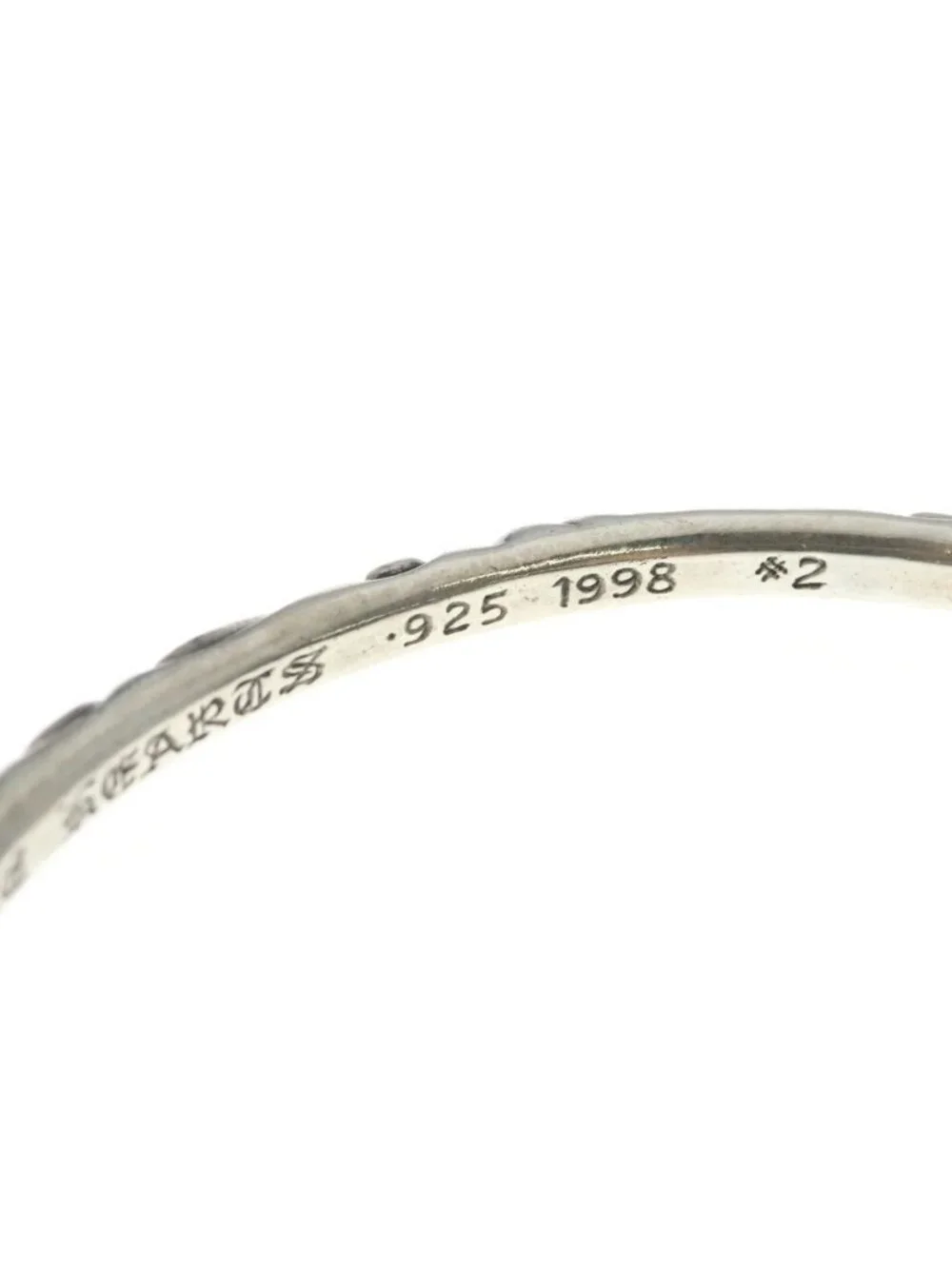 Chrome Hearts Bangle Scroll Bandbangle Bracelet Silver